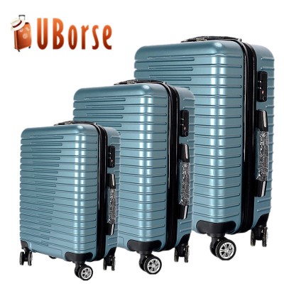 UBORSE suitcase sets 3 pcs,hand luggage case 20inch 24inch 28inch luggage trolley