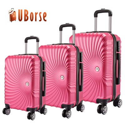 ABS trolley luggage bags colorful cheap luggage sets